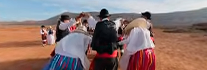 Vídeo inversivo Baile tradicional de La Oliva (Fuerteventura)
